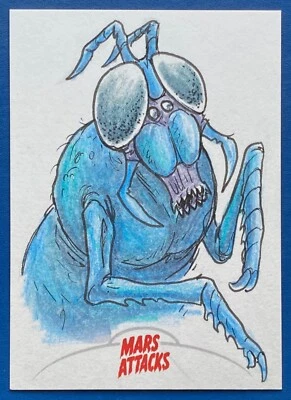 2013 MARS ATTACKS INVASION SKETCH by ERIC KANALISH - Image 1 of 2
