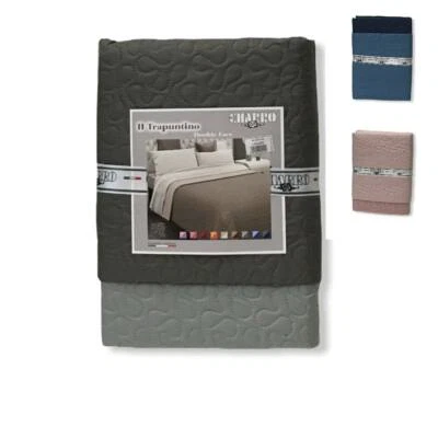 Nuovo Trapuntino Singolo Charro Bicolore In Microfibra Double Face - Immagine 1 di 3