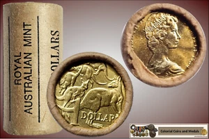 $1 - 1984 'Mob of Roos.' Mint Roll of 20 Coins - Picture 1 of 2