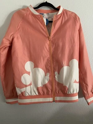 Disney Mickey y Mini Mouse Chaqueta Bomber Rosa XL Niñas Foto 1 de 4