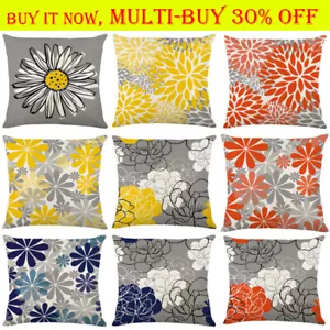 Printed Waterproof Garden Cushion Covers Case Scatter Outdoor Sofa Decor 45x45cm - Picture 1 of 25