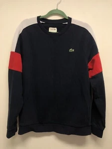 SUDADERA LACOSTE SPORT HOMBRE AZUL MARINO TALLA L COMO NUEVA - Imagen 1 de 5