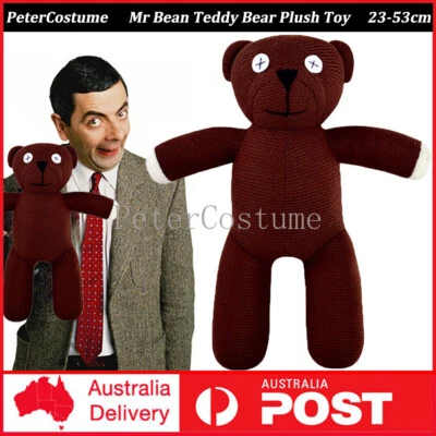 Mr Bean Teddy Bear Plush Toy Stuffed Knitted Brown Teddy Bear Toy Doll Kids Gift - image 1 of 4