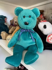 teddy teal beanie baby value
