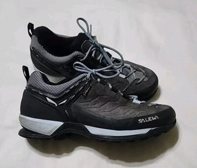 Туфли туристические женские Salewa Mountain Trainer GTX Approach Vibram серые б/у в отличном состоянии размер 8 - Изображение 1 из 4