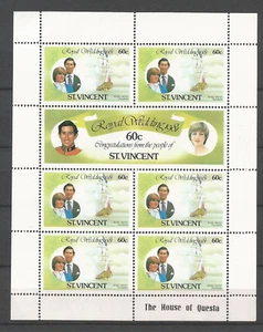 La Princesse Diana & Le Prince Charles feuillet non oblitéré MNH /T9838 - Foto 1 di 1