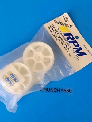 RPM "Spartan" WHITE Sedan Wheels TC Sedan HPI Yokomo Assoc Tamiya Traxxas 80761 - Image 1 of 3