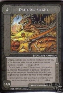 MECCG MIDDLE EARTH LES DRAGONS RARE DAELOMIN AU GITE - Imagen 1 de 1