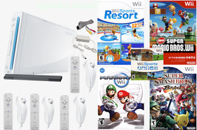 GUARANTEED - Nintendo Wii Console+ Pick Game+ Gamecube - Motion Plus controllers