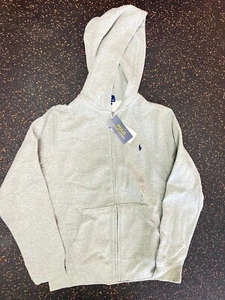 NUEVO POLO RALPH LAUREN SUDADERA CON CAPUCHA GRIS POLAR NIÑOS TALLA (L/G 14-16) + ENVÍO GRATUITO - Imagen 1 de 4