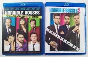 Horrible Bosses 1 & 2 Blu Ray DVD Combo Lot - Picture 1 of 2
