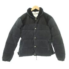 Remi Relief Beams Bespoke Down Jacket with Tag York Leather Corduroy Silver Used