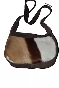 Ladies Genuine African Antelope Springbok Shoulder Handbag - Picture 1 of 8