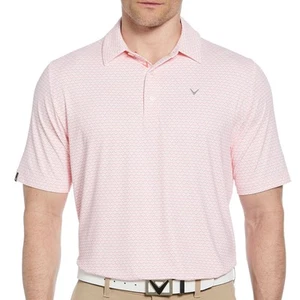 Men's Callaway Gradient Chevron Print Polo - Picture 1 of 15