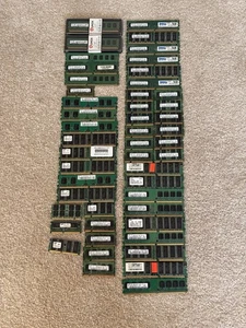 X49 Samsung Memory RAM PC Bundle - 2GB 1GB 512MB 256MB Job Lot Used Untested - Afbeelding 1 van 12