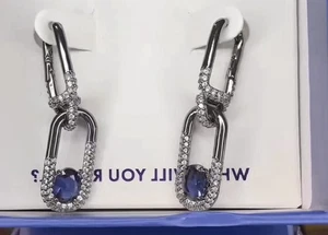Bomb Party Sirens Serenade Of The Deep Tanzanite Earrings-Read Description - Picture 1 of 1