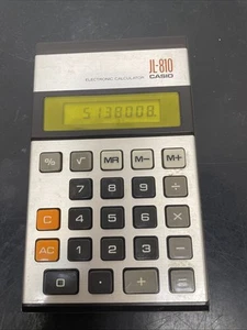 Vintage Electronic Casio JL-810 Calculator very rare Tested And Works - Picture 1 of 2