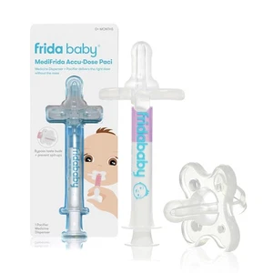 Frida Baby Medicine Pacifier Syringe, Accu-Dose Paci, Medi Frida Dispenser for M - Picture 1 of 3