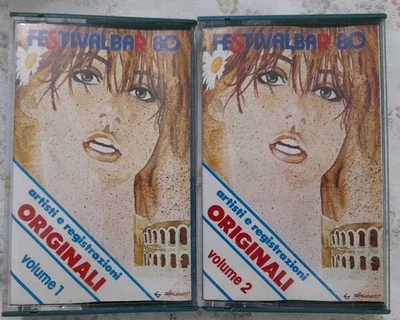 2 MC FESTIVALBAR '80 Vol 1 & Vol 2 Compilation 1980 Cassette Nuove Non Sigillate - Immagine 1 di 4