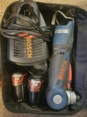 博世 PS10 10.8V 直角钻套件 带两个电池、充电器 - 已测试  — 第 1/4 张图片