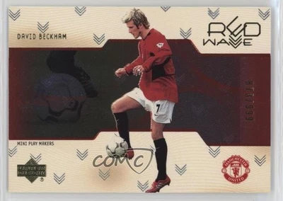 Manchester United Mini Play Makers 2003 Red Wave Gold 873/999 David Beckham 05bt Foto 1 de 3
