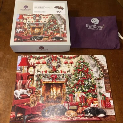 Rompecabezas de madera Wentworth acogedora chimenea de The Macneil Studio 250 piezas Foto 1 de 4