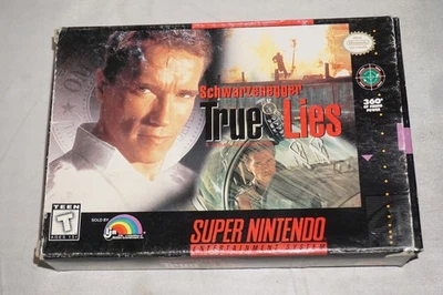True Lies (Super Nintendo SNES) Complete in Box CIB - Image 1 of 4