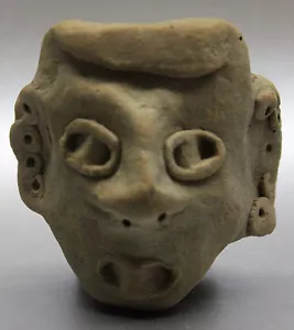 B.C.A.D. KUNST - 300 N. Chr. michoacan chupicuaro kopf fragment - Bild 1 von 3