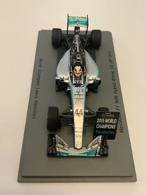 Mercedes W06 Vencedor GP dos EUA 2015 -Lewis Hamilton Com Pit Board 1/43- Última Chance! - Imagem 1 de 4