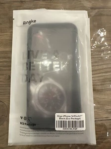 Cubierta resistente anti huellas dactilares para iPhone 14 Pro Ringke [Onyx] *Nueva* - Imagen 1 de 7