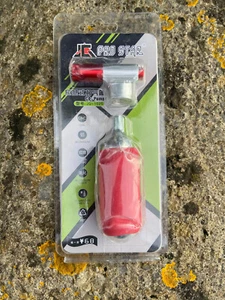 RADFAHREN. CO2 PUMPE & ZYLINDER ALUMINIUM PET SCHRADER PRESTA ~ NEU in Verpackung - Bild 1 von 3