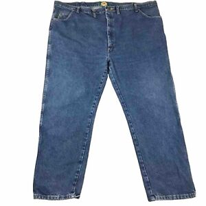 Cabelas Jeans Mens 50X30 Blue Denim Straight Leg