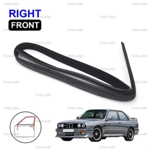 Front Rh Glass Run Channel Rubber Seal Door For BMW E30 Coupe 2 Dr 1982 - 1994 - Imagen 1 de 10