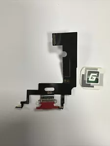 Apple iPhone XR Genuino FABRICANTE DE EQUIPOS ORIGINALES Puerto de Carga Lightning Dock Cable Flexible Rojo - Imagen 1 de 4