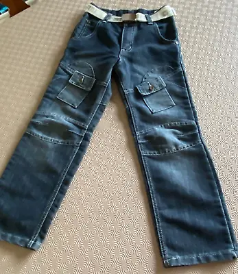 Jeans Cargo Denim G Star Ragazzi Con Cintura EtÀ 8 Anni Appena Indossati • 3.46€
