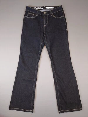 Pantalones de mezclilla DKNY Soho de colección negros para mujer talla 10S/C entrepierna 31" corte boot Foto 1 de 4