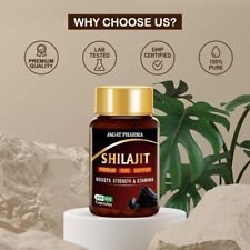 Himalayan Premium Pure Shilajit Certified Cap (60 Caps) IMPROVES VIGOR-VITALITY