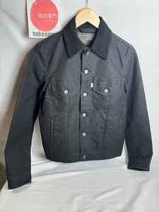 Filson x Levi’s Waxed Trucker Jacket Black Size XS Made in USA STYLE:10500 USED - Picture 1 of 18