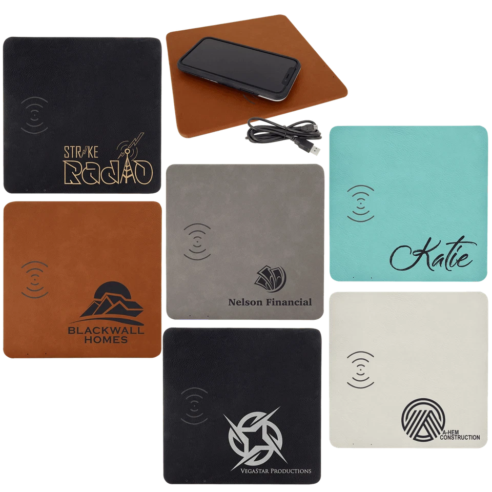 Laserable Leatherette Phone Charging Mat - Image 1 of 1