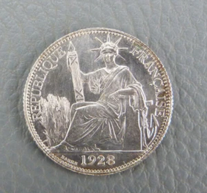 Monnaie, Indochine française, 20 Cents, 1925, Paris argent. - Bild 1 von 2