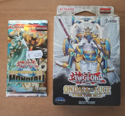 Yu Gi Oh structure deck Ondata di Luce I ed ita + bustina Superstar Mondiali Ied - Immagine 1 di 4
