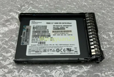 NEW HPE 2.5" 240GB SATA 6G G8 G9 Gen10 Server SSD Replace P18420-B21 P18481-001 - Image 1 of 4