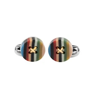 Paul Smith Men's Button Cufflinks Multicolor - Picture 1 of 2
