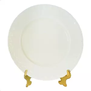 WH Grindley England Creampetal Beaded Scalloped Earthenware Salad Plate NEW - Picture 1 of 9