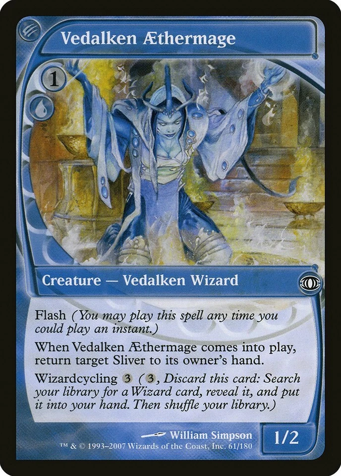 Vedalken AEthermage Future Sight PLD Blue Common MAGIC MTG CARD ABUGames - Image 1 of 1