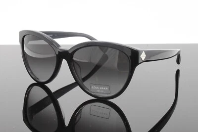 Gafas de sol Cole Haan para mujer CH7002 001 negras 58 mm grises lentes degradadas ¡NUEVAS! Foto 1 de 4