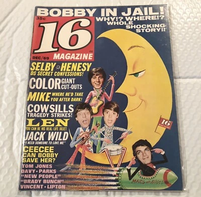 December 16 Magazine 1969 Bobby Sherman Cowsills Color Pin-Ups - Image 1 of 4