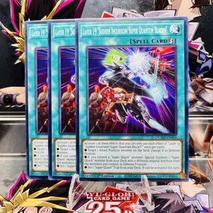 3x Yugioh Playset Layer 19 "Sudden Incursion! Super Quantum Black!!" DUAD-EN068 - Picture 1 of 1