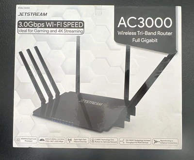 Jetstream ERAC3000 Tri-band Wi-Fi Gaming Router - Image 1 of 4