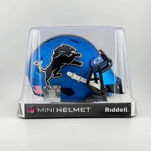 Detroit Lions Authentic Riddell Speed 2024 On Field Alt Mini Football Helmet - Picture 1 of 4